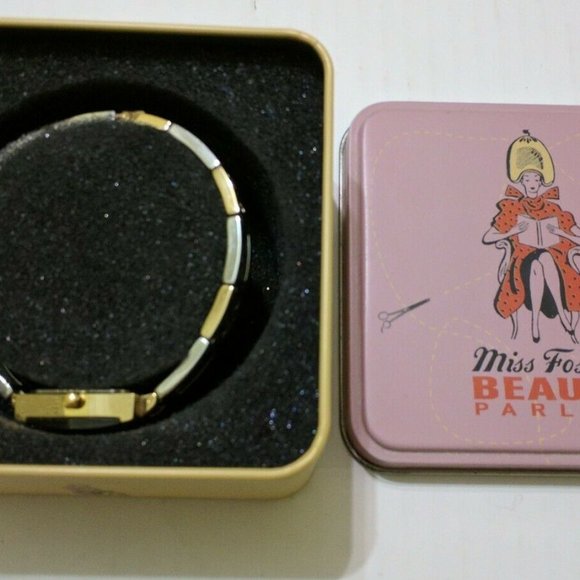 F2 Watch Two Tone Silver Gold Beauty Parlor - Picture 7 of 9